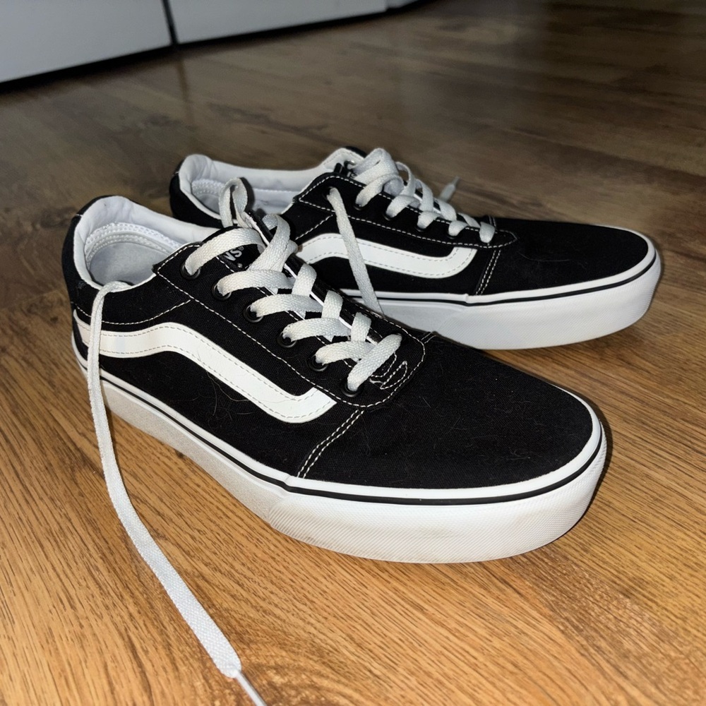 Vans Classic Black and White Sneakers